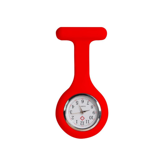 Silicone Nurse Watches Red